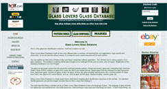 Desktop Screenshot of glassloversglassdatabase.com